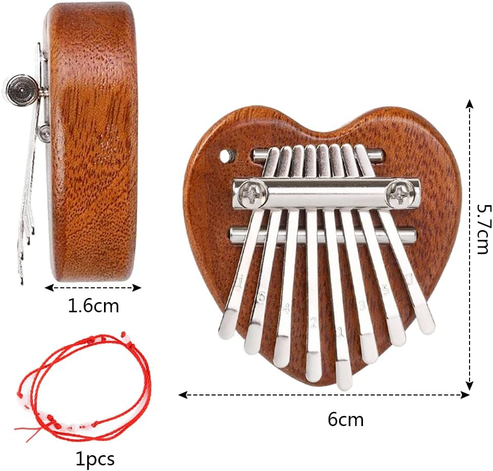 Kalimba din Lemn – Instrument Muzical cu 8 Note, Ideal pentru Relaxare și Hobby [17]