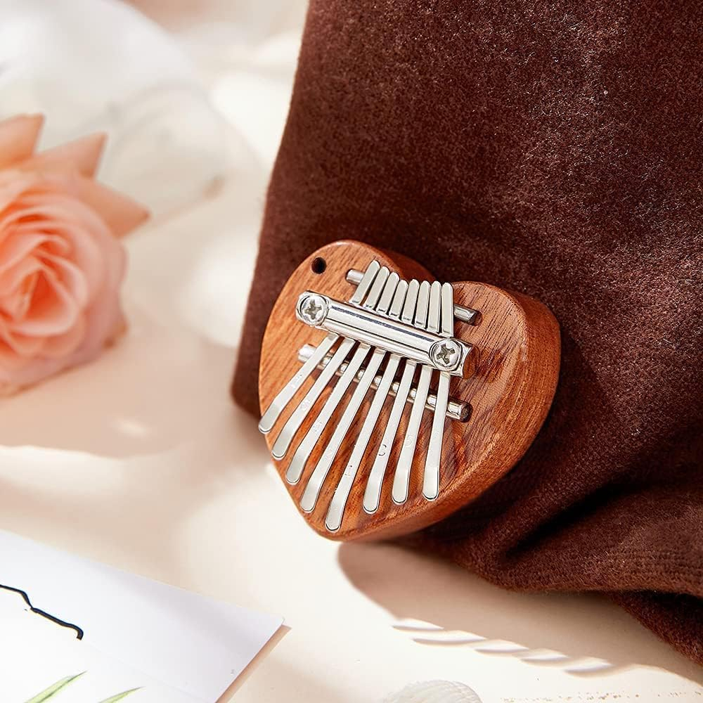 Kalimba din Lemn – Instrument Muzical cu 8 Note, Ideal pentru Relaxare și Hobby [10]