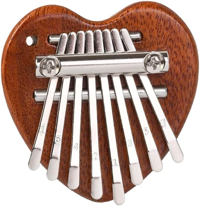 Kalimba din Lemn – Instrument Muzical cu 8 Note, Ideal pentru Relaxare și Hobby [2]