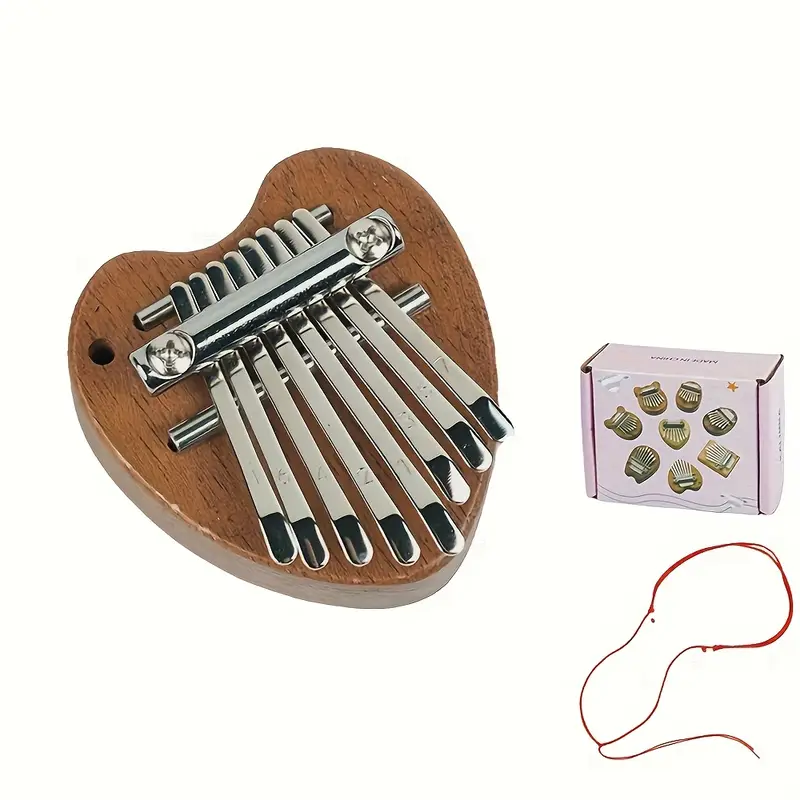 Kalimba din Lemn – Instrument Muzical cu 8 Note, Ideal pentru Relaxare și Hobby [8]