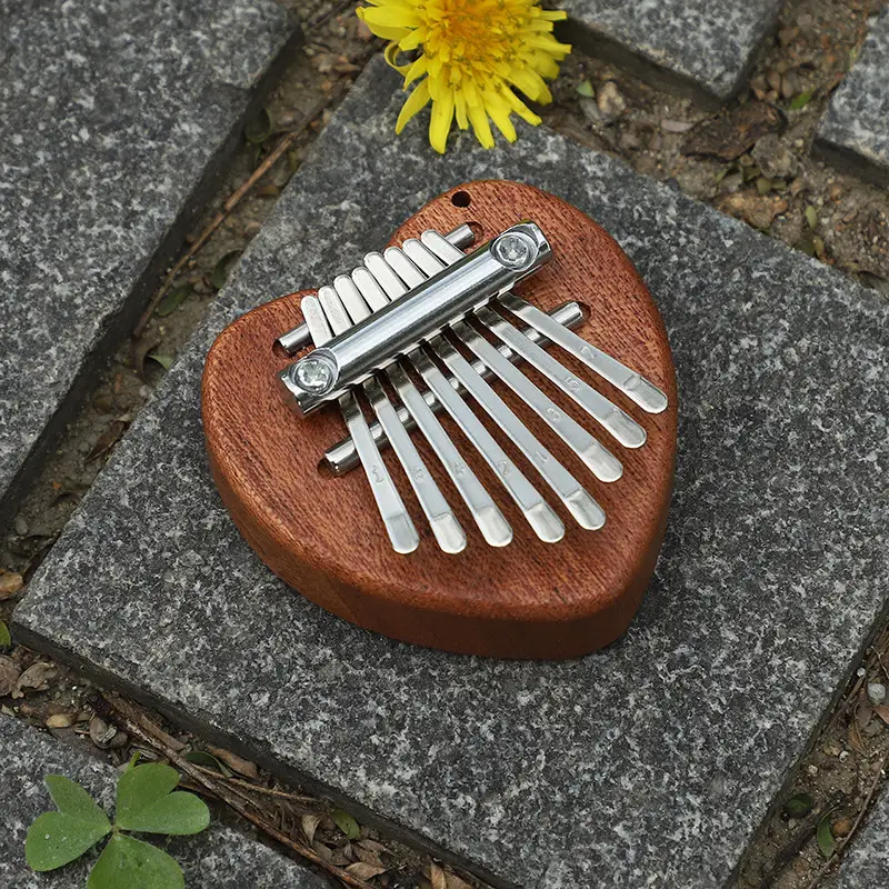 Kalimba din Lemn – Instrument Muzical cu 8 Note, Ideal pentru Relaxare și Hobby [13]