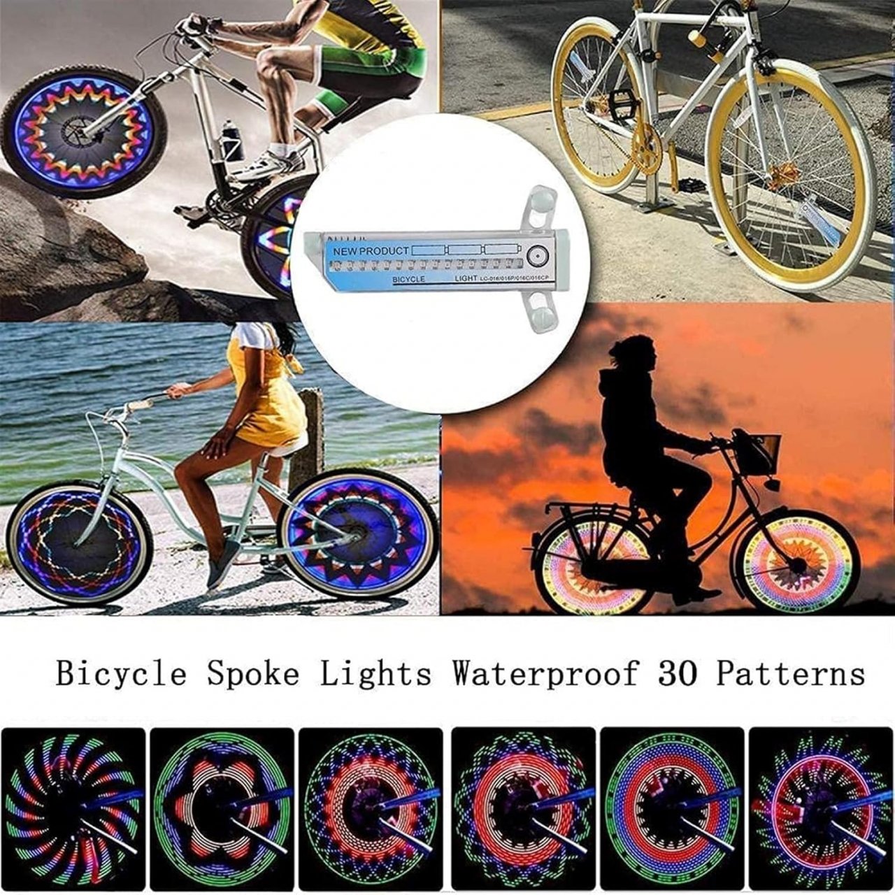 Lampa LED pentru Bicicleta – Lumina RGB Dinamica, Compatibilitate Universala [8]