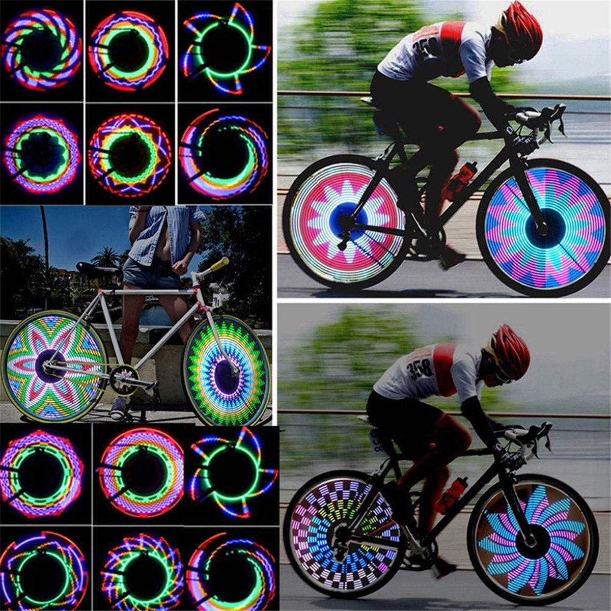 Lampa LED pentru Bicicleta – Lumina RGB Dinamica, Compatibilitate Universala [11]