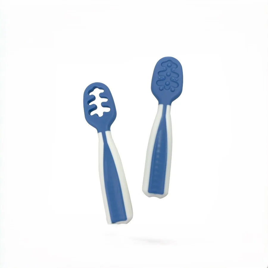 Lingurițe Ergonomice pentru Bebeluși +6 Luni – Set 2 Bucăți, Fără BPA [2]