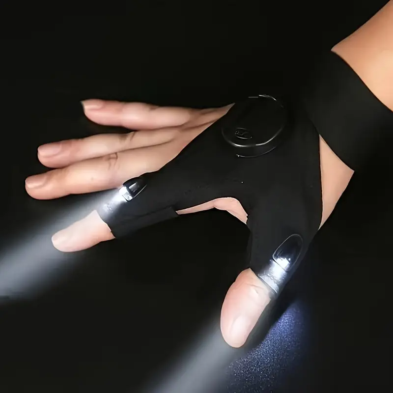 Mănuși Sport cu LED – Vizibilitate Nocturnă, Alergare, Ciclism, Baterii Incluse [14]