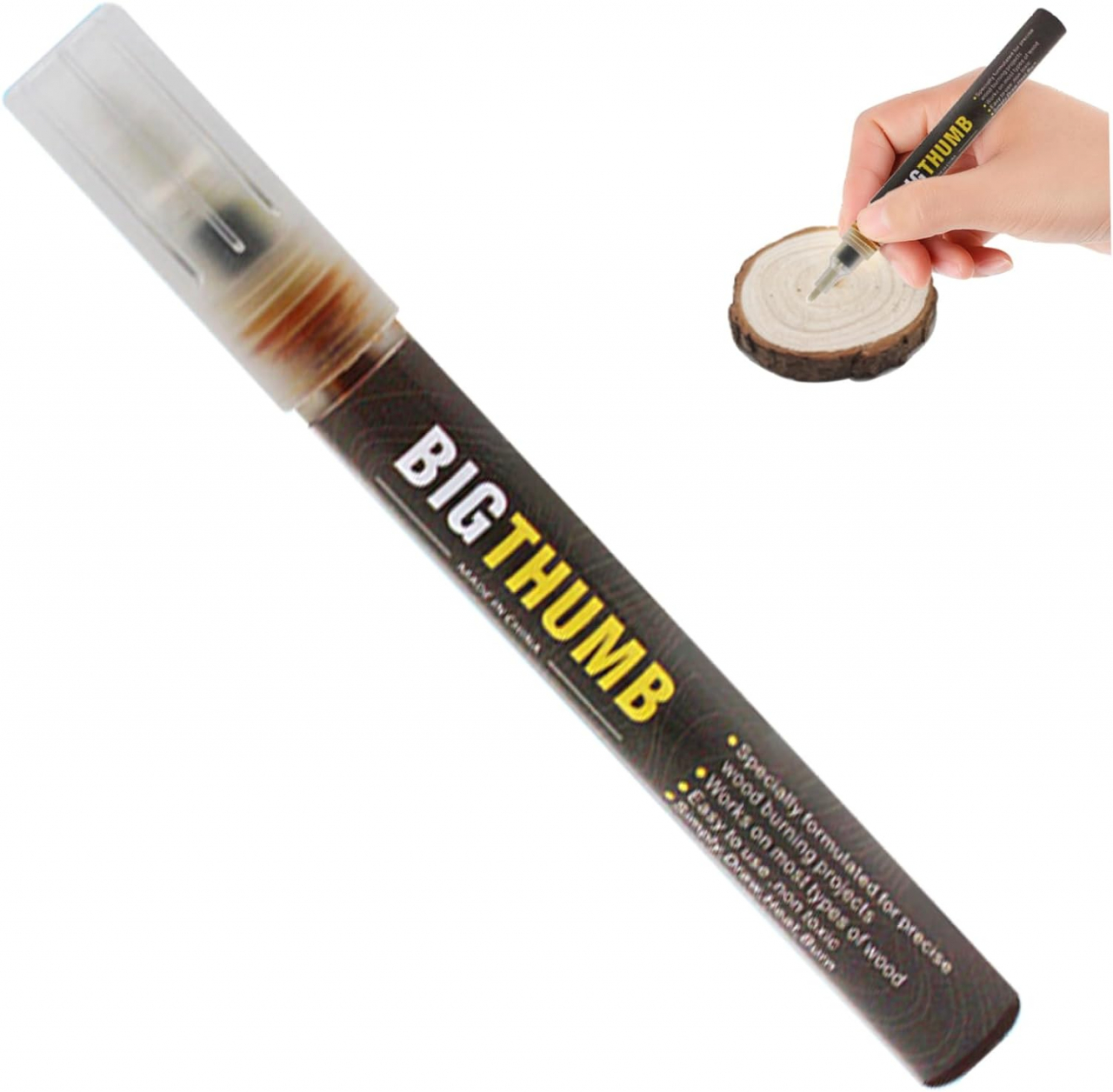 marker pirogravură lemn marker efect ars lemn marker DIY lemn marker personalizare lemn marker vopsea lemn marker cadouri personalizate lemn marker jucării lemn marker artizanat lemn marker desen lemn marker scris lemn [10]