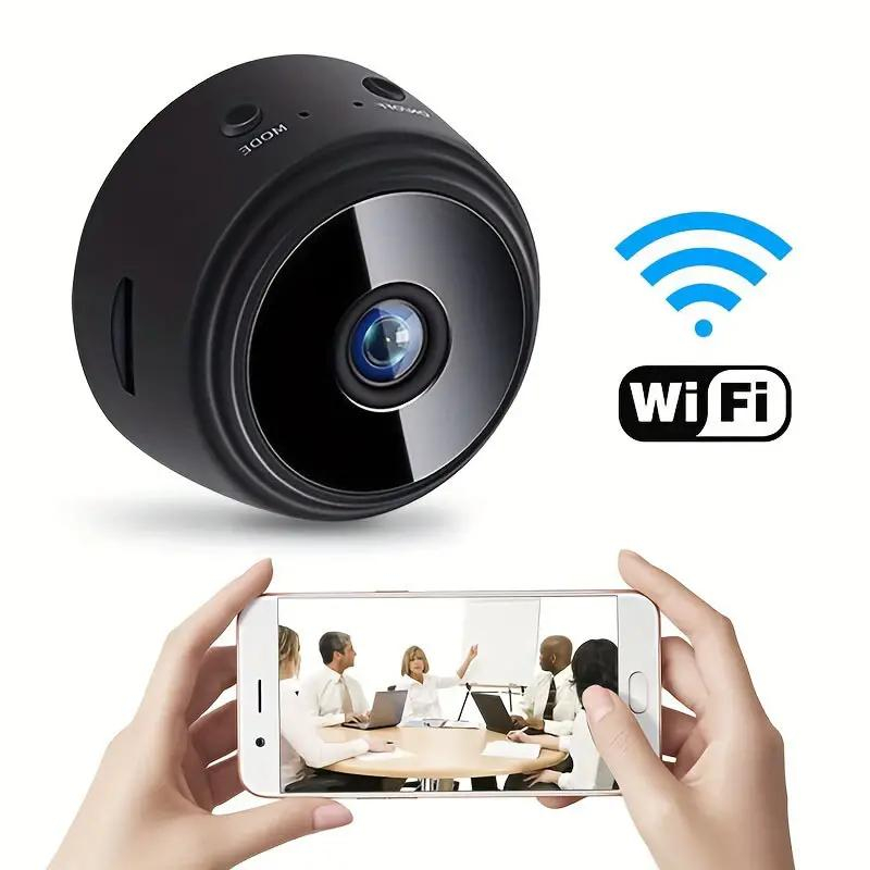 Mini cameră supraveghere wireless WiFi IP HD 1080P – securitate acasă & monitorizare bebeluși [14]