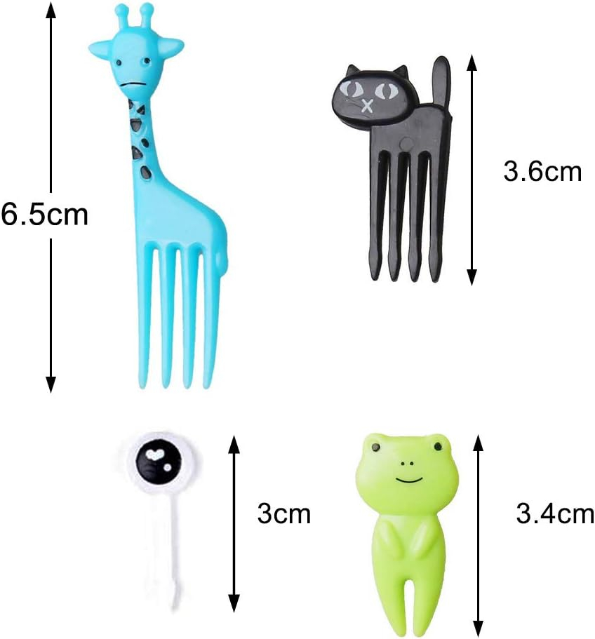 Mini Furculițe pentru Fructe & Prăjituri – Set Sigur pentru Copii, Reutilizabile & Durabile [16]