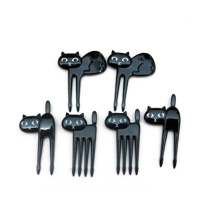 Mini Furculițe pentru Fructe & Prăjituri – Set Sigur pentru Copii, Reutilizabile & Durabile [4]