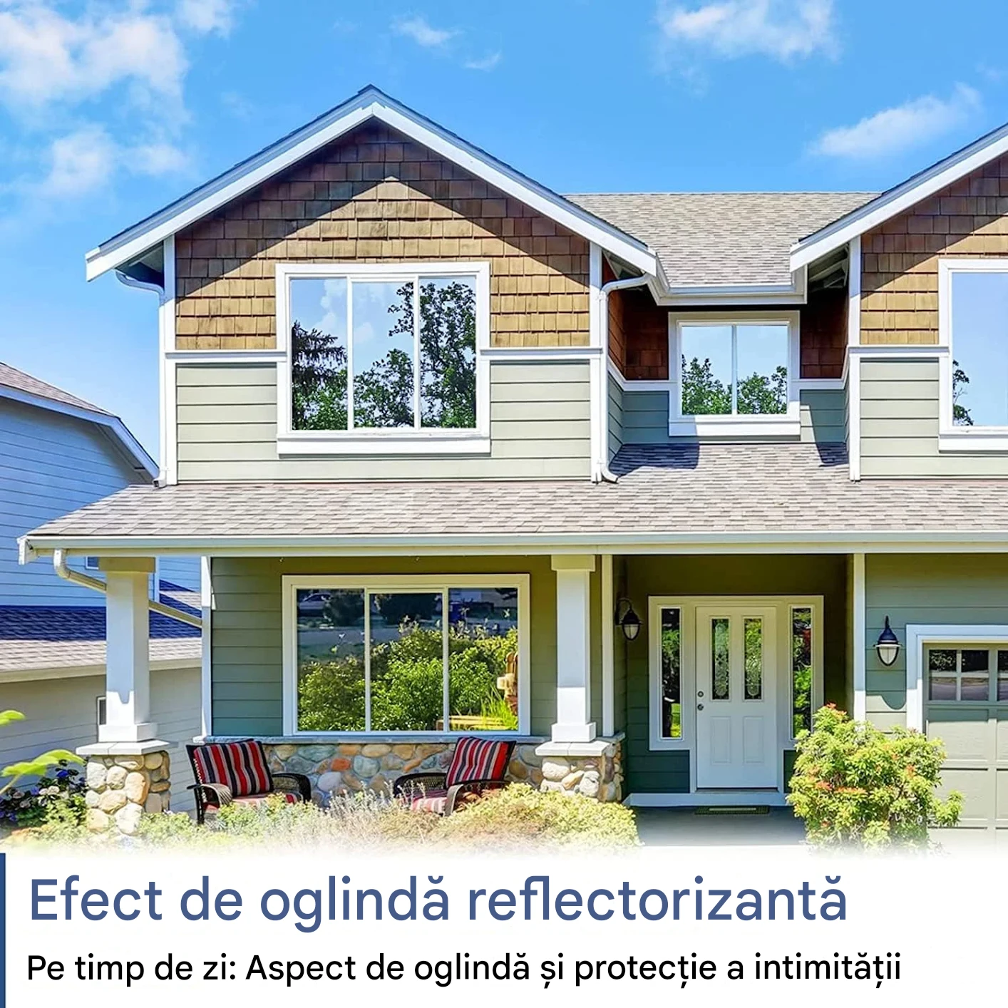 folie geam efect oglinda protectie solara argintiu MaffStuff [17]