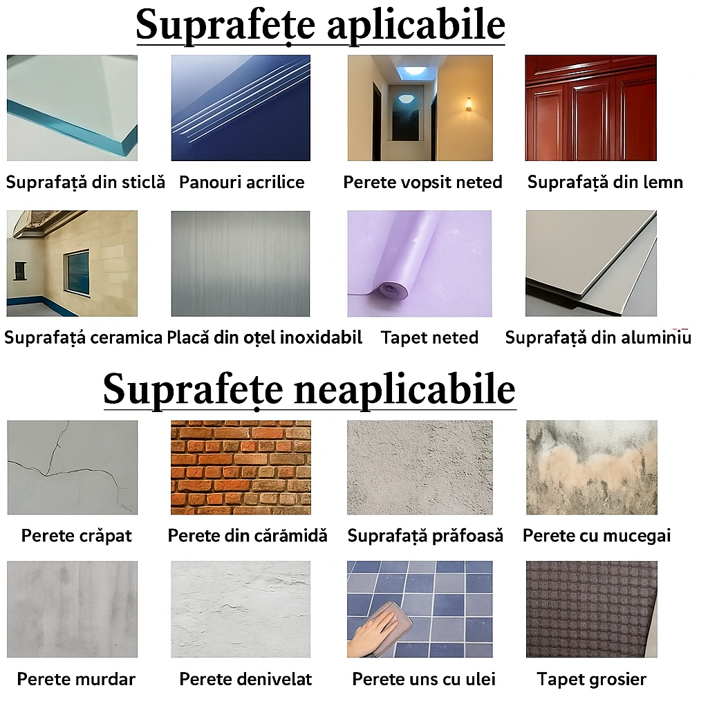 Bandă decorativă adezivă inox negru periat brushed black [9]