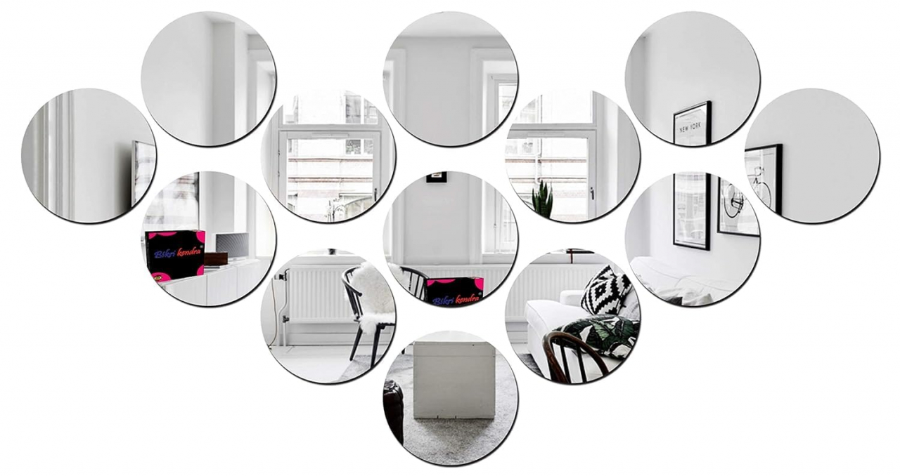 Set Oglinzi Acrilice Autoadezive Buline – Decor Perete, Mobilă, Reflectorizante, 3 cm / 5 cm [11]