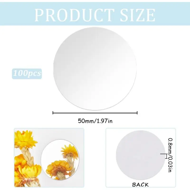 Set Oglinzi Acrilice Autoadezive Buline – Decor Perete, Mobilă, Reflectorizante, 3 cm / 5 cm [13]