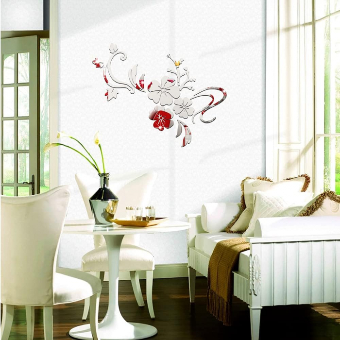 Oglinzi Autoadezive Flori Decorative [6]