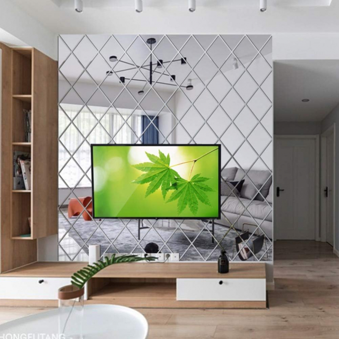 Oglinzi decorative acrilice romb [6]