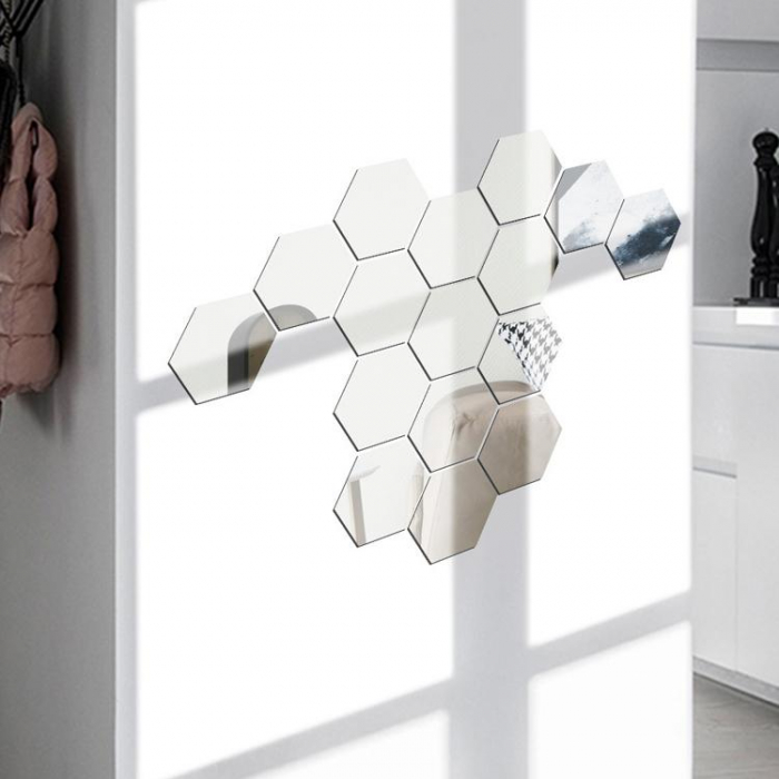 Oglinzi Decorative Hexagonale , 12.5 x 11 x 6.3 cm [4]