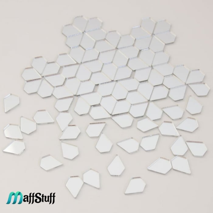 Oglinzi Decorative de Perete, Moderne, Model Diamant, din Acril de Calitate Superioara [5]
