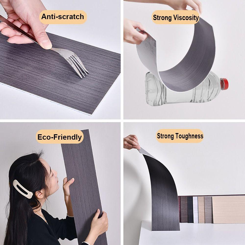 Panou autoadeziv gri 60x12 cm – impermeabil și izolator pentru plintă, pervaz sau brau decorativ [7]