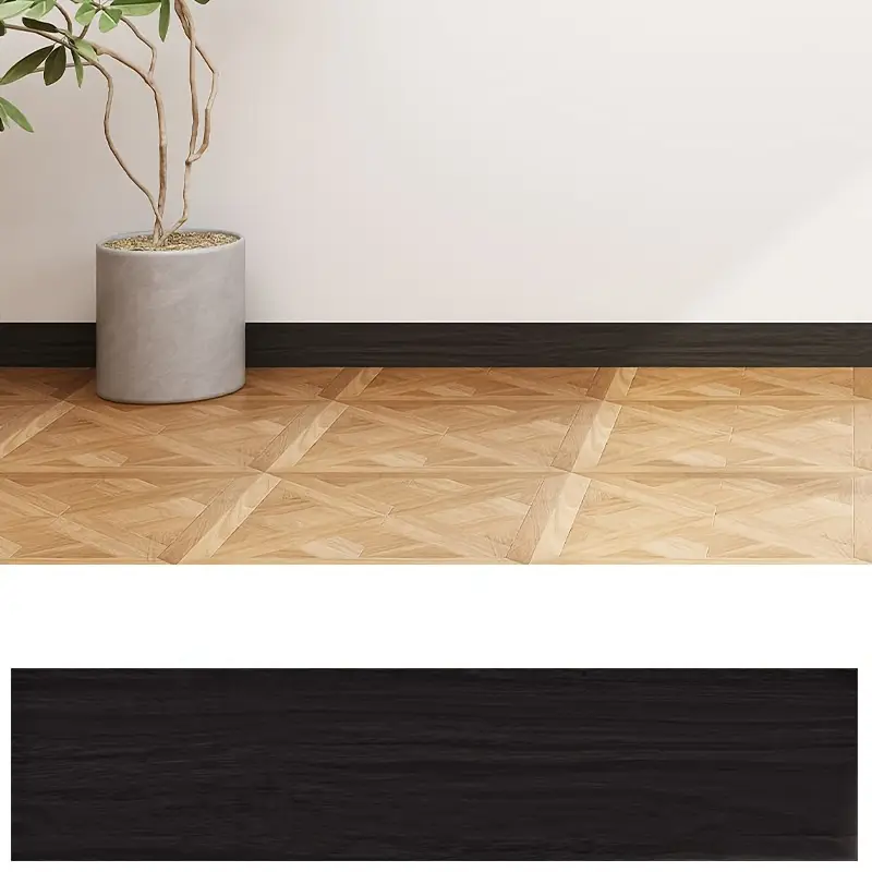 Panou autoadeziv wenge 60x12 cm – impermeabil și izolator pentru plintă, pervaz sau brau decorativ [6]