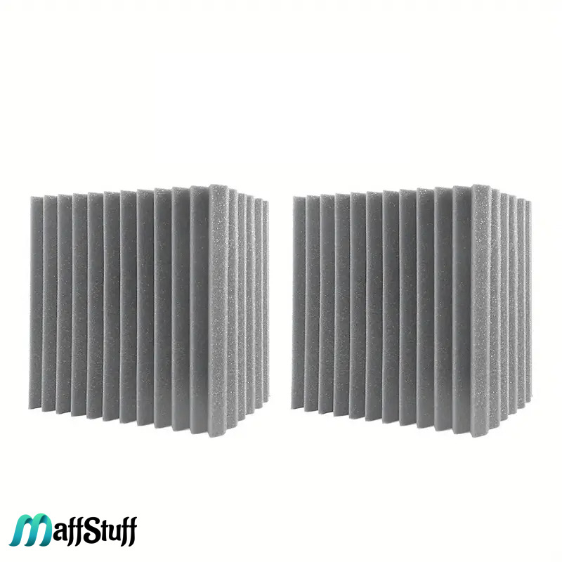 Panouri fonoabsorbante autoadezive Izolare acustică Burete poliuretanic Reducerea zgomotului Reducerea ecoului Absorbție fonică Estetică acustică Soluții de izolare fonică   Amenajări interioare acustice [11]