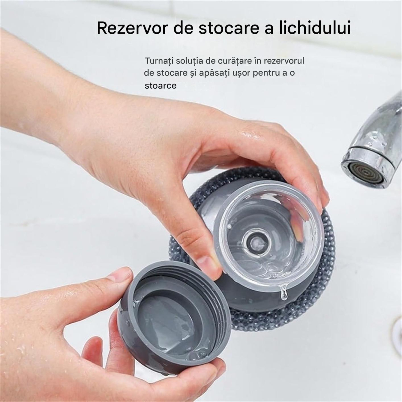 perie vase cu dozator detergent multicolor MaffStuff [3]