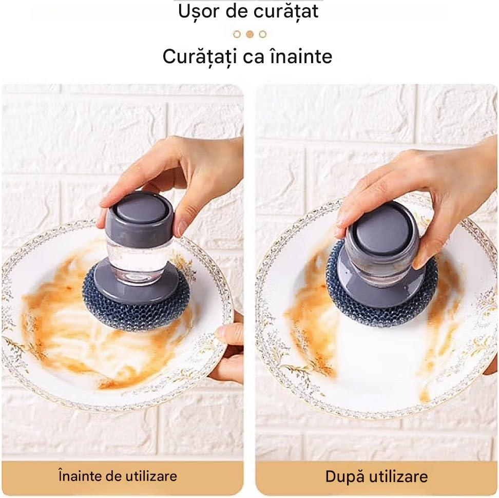 perie vase cu dozator detergent multicolor MaffStuff [8]