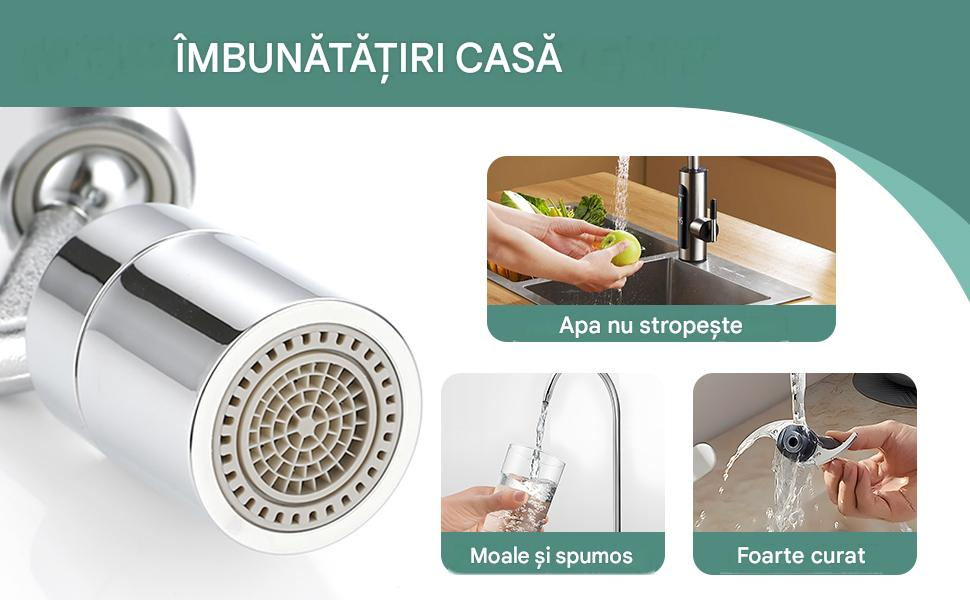 prelungitor baterie chiuveta brat rotativ inox argintiu MaffStuff [5]