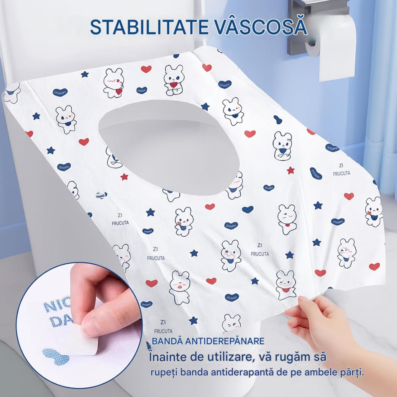 protectie capac vas toaleta universala set 10 bucati MaffStuff [3]