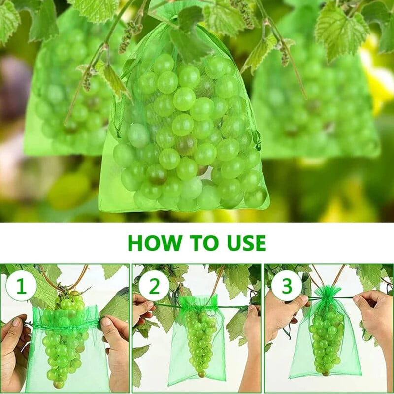 Set 20 Pungi Protectie Fructe si Legume – Protejeaza de Daunatori si Insecte [12]