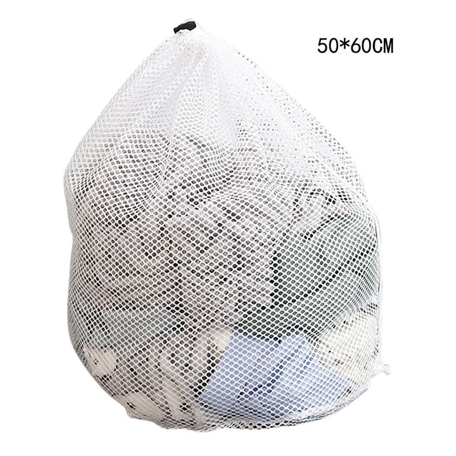 Sac de Spălat Rufe – Protecție Delicată, Material Textil Alb Pur [2]