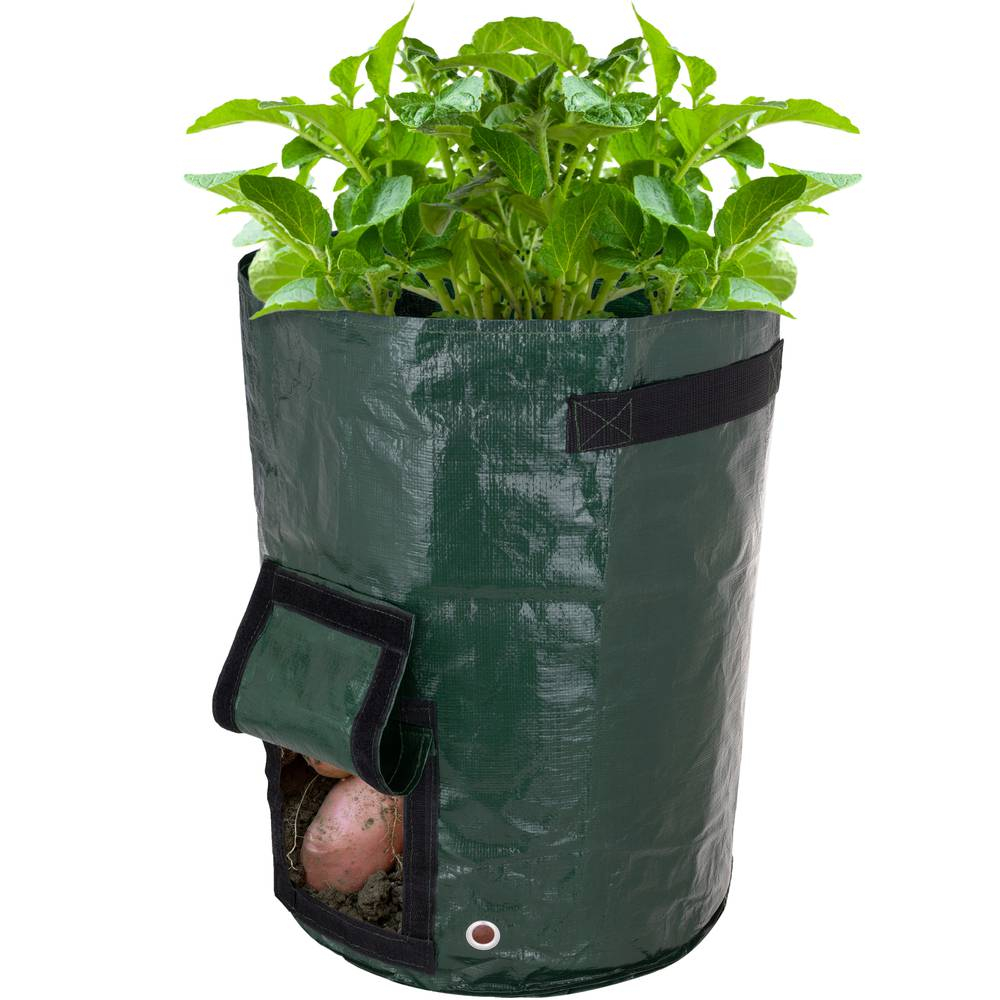 Sac pentru Plantat Legume și Fructe – Cartofi, Ceapă, Roșii, PVC Premium, 27x32 cm, 26.5 L [5]