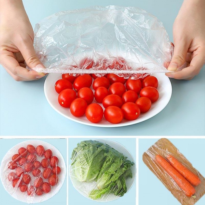 Set 100 huse elastice pentru boluri si alimente, 8 - 20 cm diametru - MaffStuff® [2]