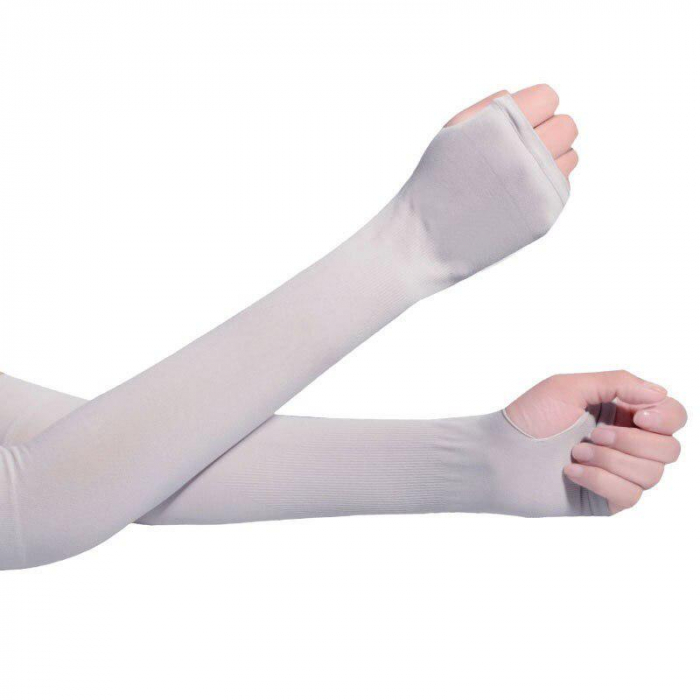 Set 2 mâneci elastice protecție braț și mână – unisex, UV [7]