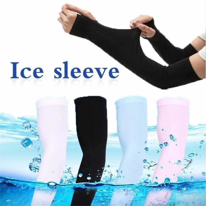 Set 2 mâneci elastice protecție braț și mână – unisex, UV [16]