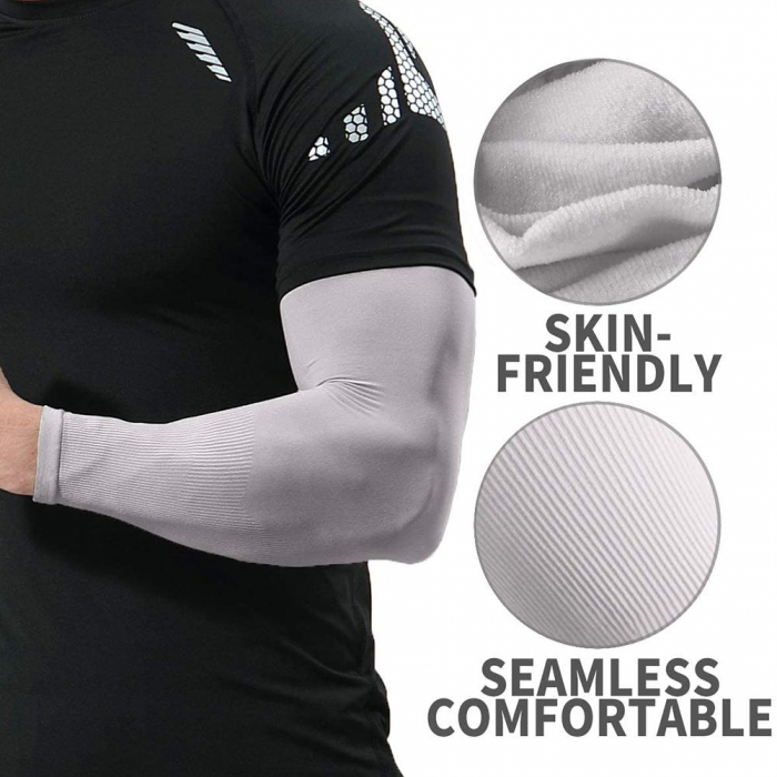 Set 2 mâneci elastice protecție braț și mână – unisex, UV [3]