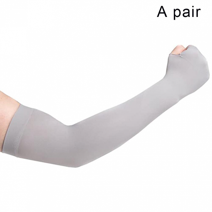 Set 2 mâneci elastice protecție braț și mână – unisex, UV [11]