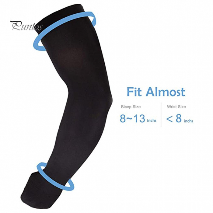 Set 2 mâneci elastice protecție braț și mână – unisex, UV [2]