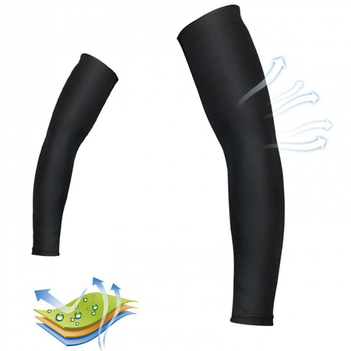 Set 2 mâneci elastice protecție braț și mână – unisex, UV [12]