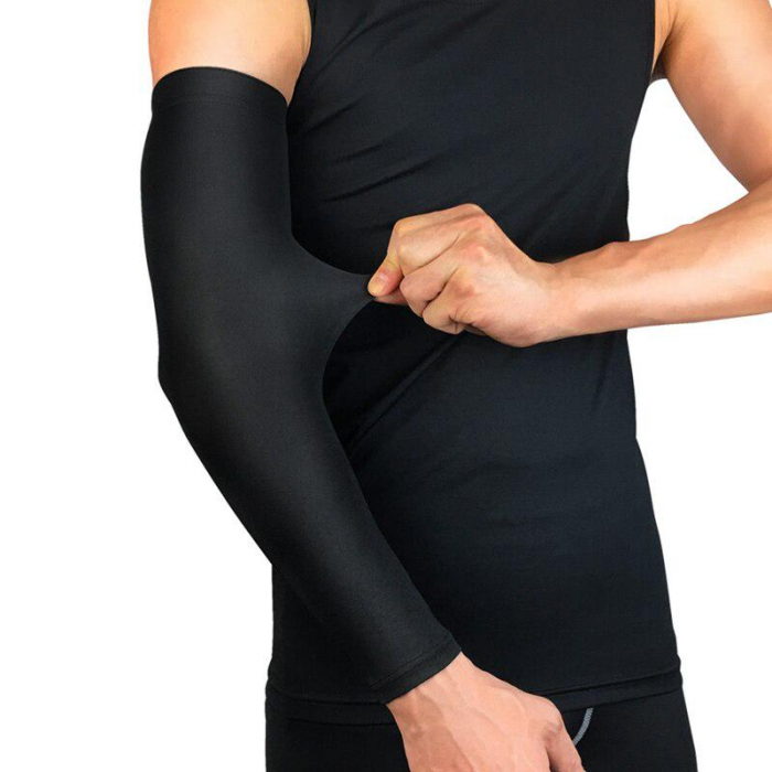 Set 2 mâneci elastice protecție braț și mână – unisex, UV [8]