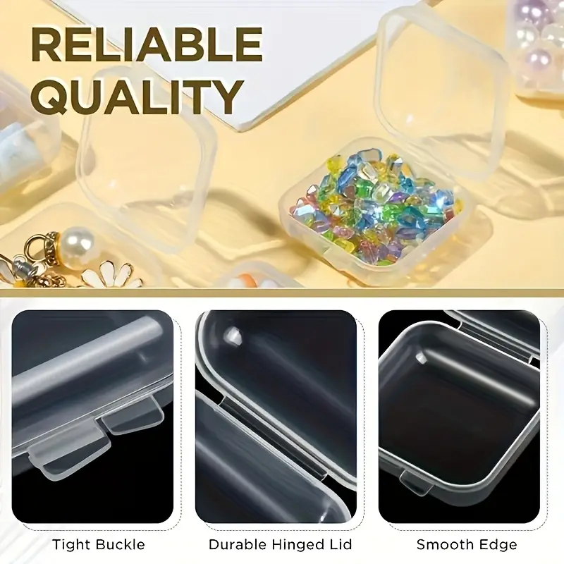 Set 20 Cutii Organizatoare Bijuterii – PVC Transparent, Inele, Cercei, Pandantive, Brățări [8]