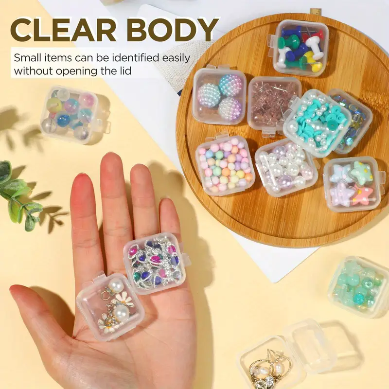 Set 20 Cutii Organizatoare Bijuterii – PVC Transparent, Inele, Cercei, Pandantive, Brățări [15]