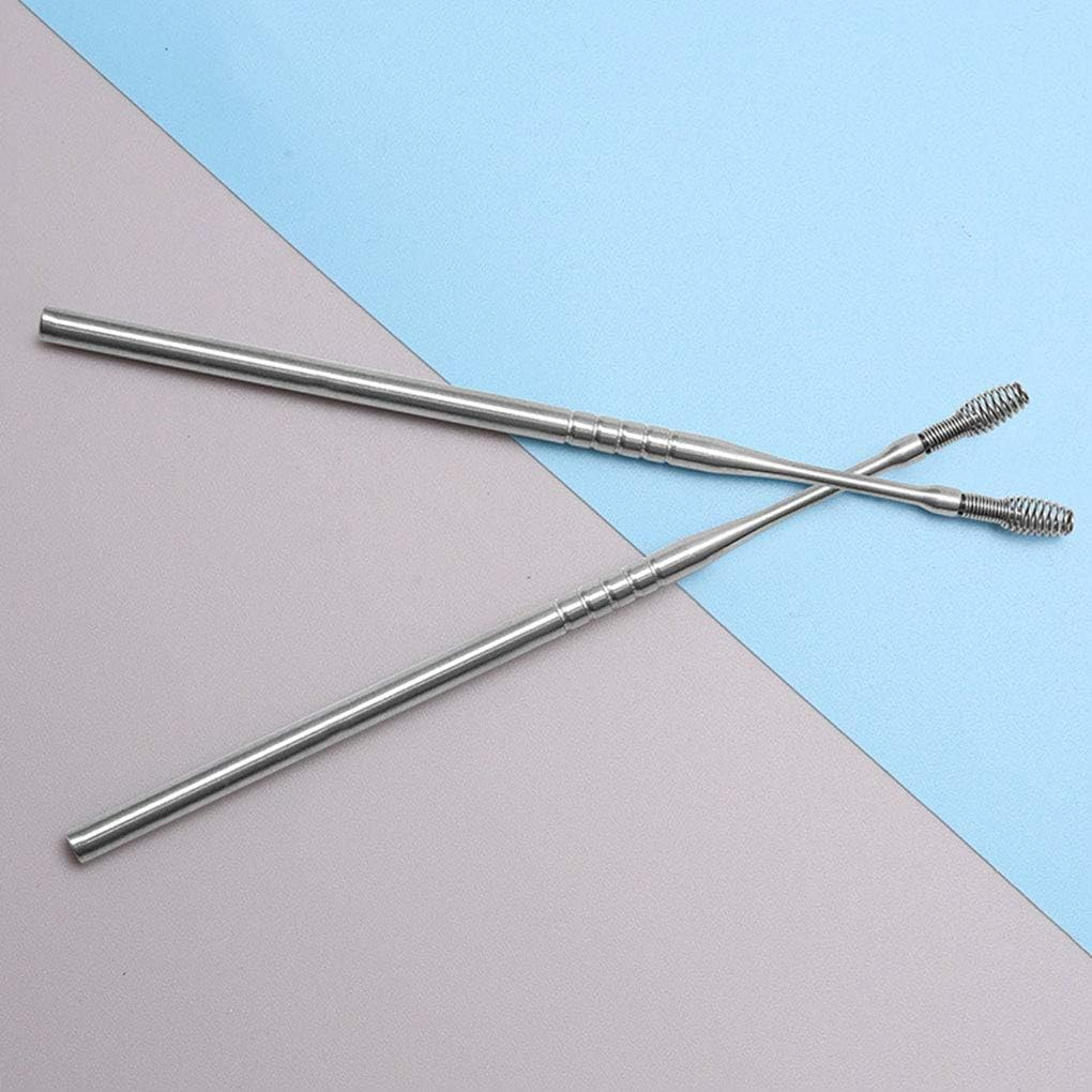 Set 2x Instrumente Metalice Curățare Urechi – Cu Arc Reutilizabil [5]