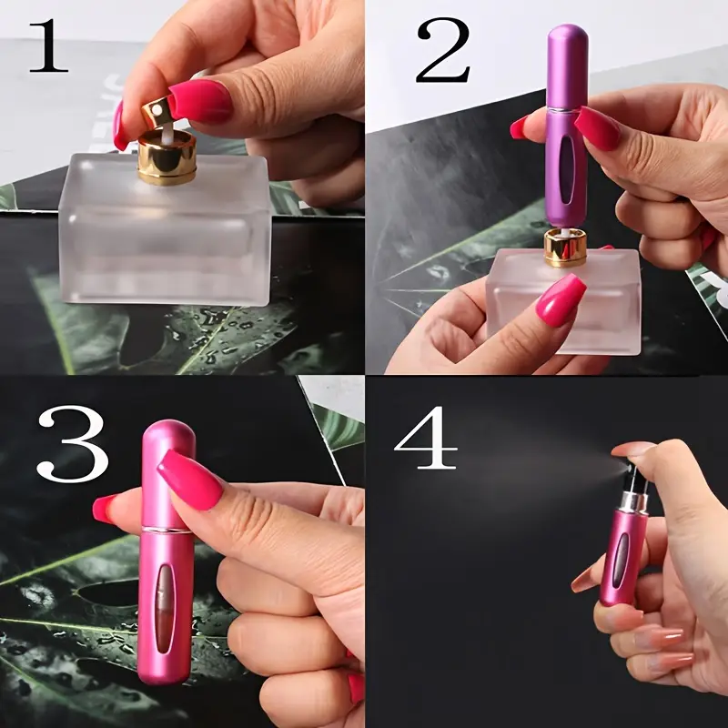 Set 3 x Sticluțe Pulverizatoare pentru Parfum, Reîncărcabile, 5 ml – Perfecte pentru Poșetă și Călătorii [18]