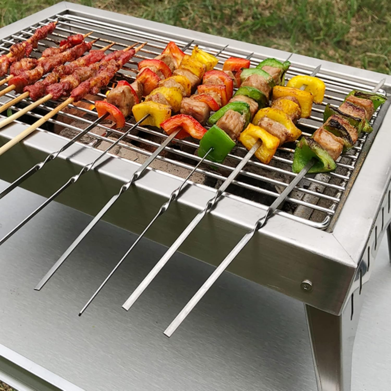 tepuse frigarui plate inox gratar argintiu MaffStuff [3]