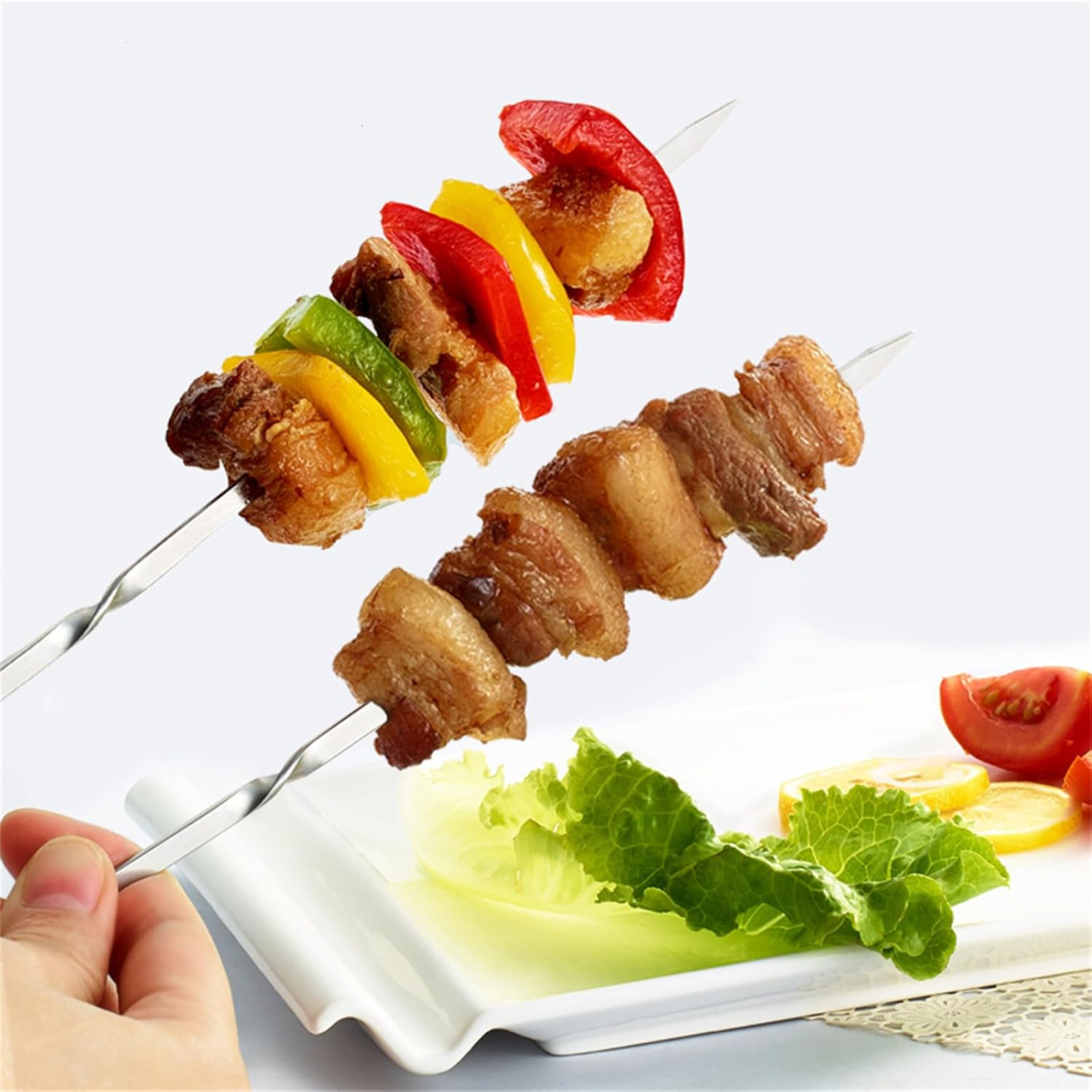 tepuse frigarui plate inox gratar argintiu MaffStuff [12]