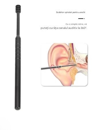 set instrumente curatare urechi reutilizabile argintiu MaffStuff [4]