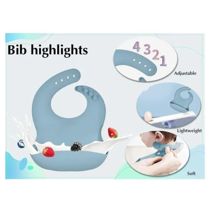 Set Hrănire Bebeluși +6 Luni – 6 Piese Ergonomice, Silicon Fără BPA [17]