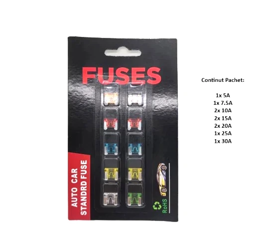 sigurante auto low profile set 10 bucati MaffStuff [2]