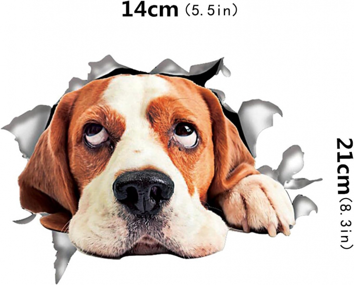 Sticker Decorativ Caine 3D [12]