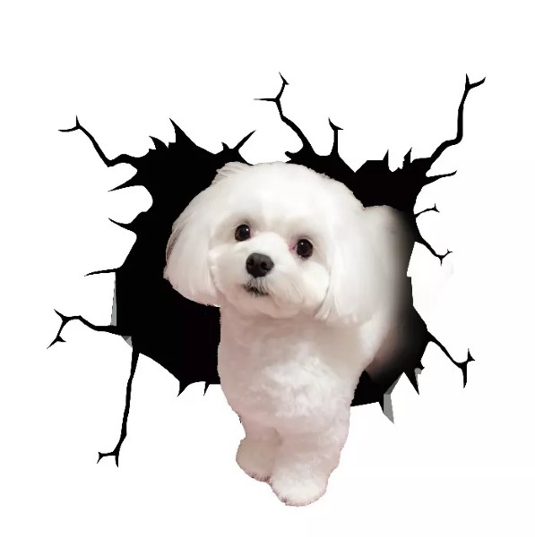 Sticker decorativ perete câine Autocolant perete câine Sticker perete design modern Autocolant perete autoadeziv Decorațiune perete câine Sticker perete animal Autocolant perete 3D câine Sticker perete cameră copii câine Autocolant perete living câine Sticker perete dormitor câine [10]